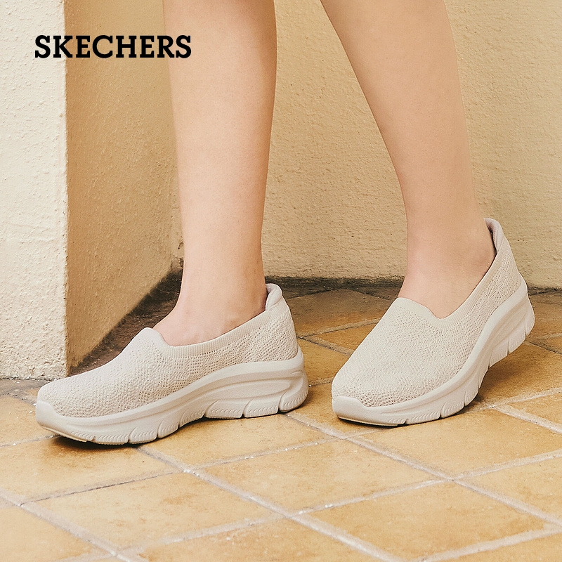 Skechers斯凯奇女鞋官方2024夏新款浅口单鞋一脚蹬舒适休闲妈妈鞋