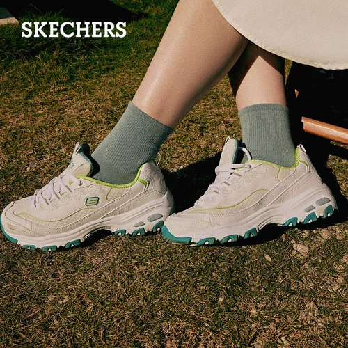 Skechers, модная универсальная спортивная обувь на платформе для отдыха