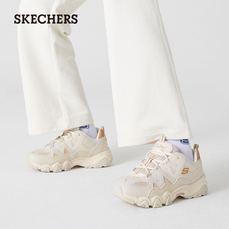 skechers熊猫老爹怪兽甜心休闲鞋 skechers时尚休闲鞋