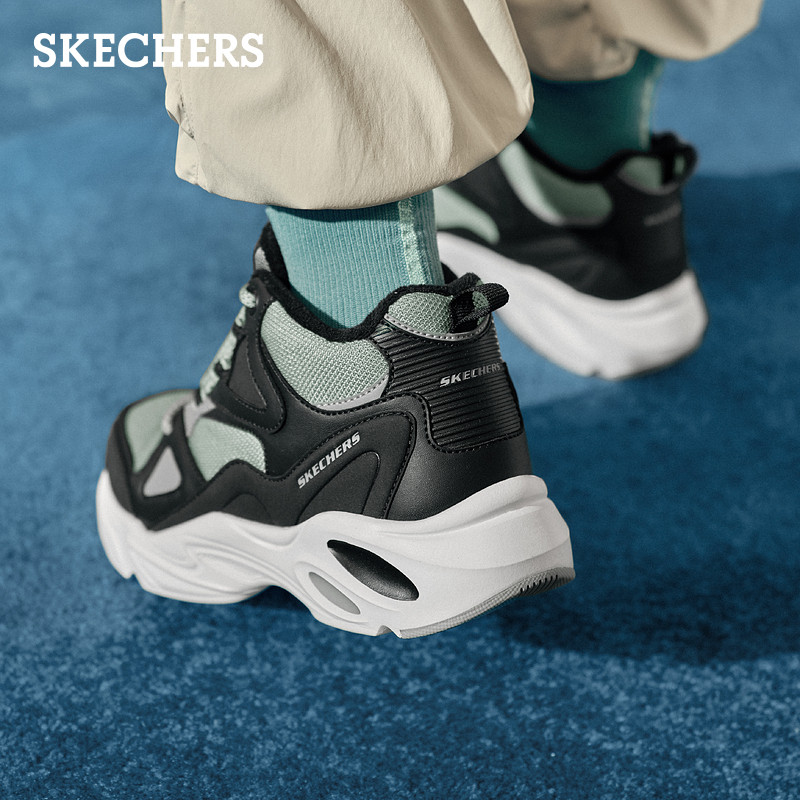 斯凯奇童鞋冬男鞋中大童加绒保暖靴时尚百搭舒适雪地靴棉靴高帮靴,淘宝优惠券,粉丝福利购,淘宝优惠卷