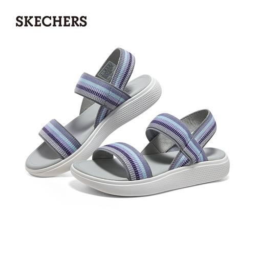 Skechers, летняя спортивная обувь, комфортные мягкие сандалии для отдыха, слайдеры, пляжная обувь