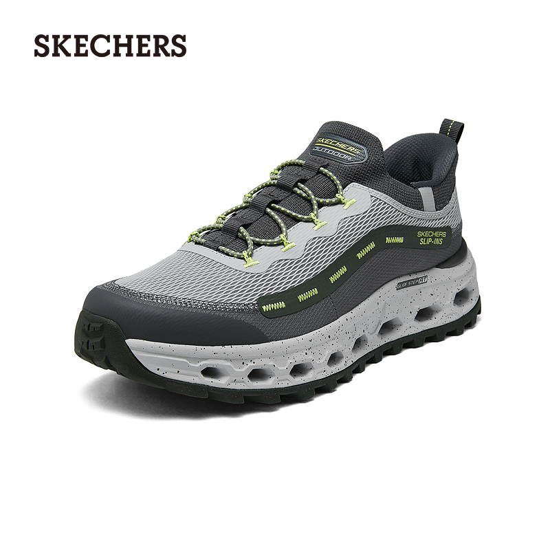 闪穿鞋Skechers斯凯奇夏季男鞋休闲运动鞋时尚百搭城市厚底跑步鞋 - 图1