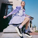 Skechers, летние классические универсальные тканевые трендовые эспадрильи, легкие кроссовки для отдыха на платформе, мягкая подошва, увеличивают рост