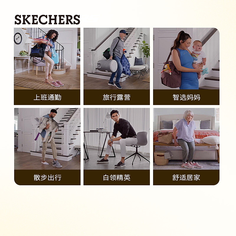 【闪穿鞋】Skechers斯凯奇Slip ins系列不弯腰一脚蹬男懒人健步鞋-图3