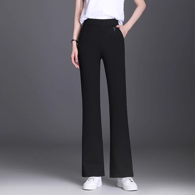 Zibiluo pants bootcut draped ແມ່ນ versatile