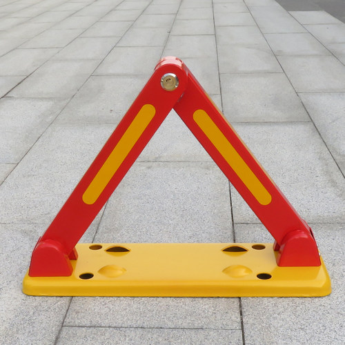 固质三角地锁车位锁加厚防撞防撬停车位地桩停车地位锁防占位专用 - 图3