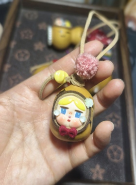 葫芦烙画哭娃哭妹葫芦摆件送礼吉祥葫芦烙画一物一拍礼品挂件包挂