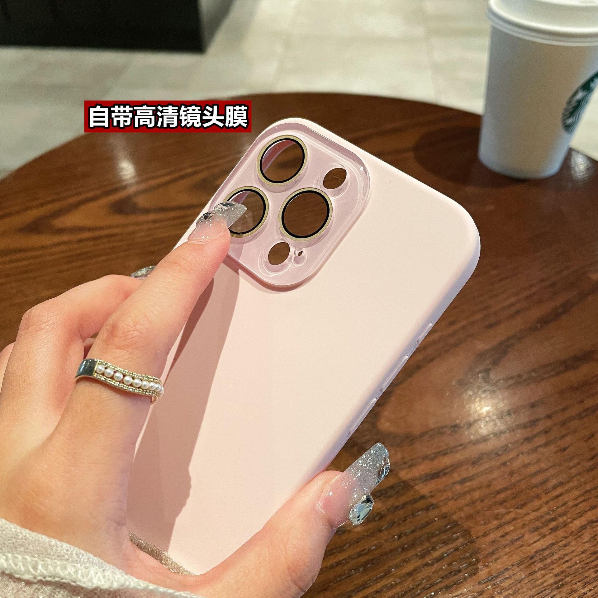 适用苹果iPhone15promax新款液态硅胶14全包防摔13带镜头膜手机壳 - 图0