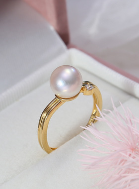 DIY配件S925纯银优雅气质珍珠玉