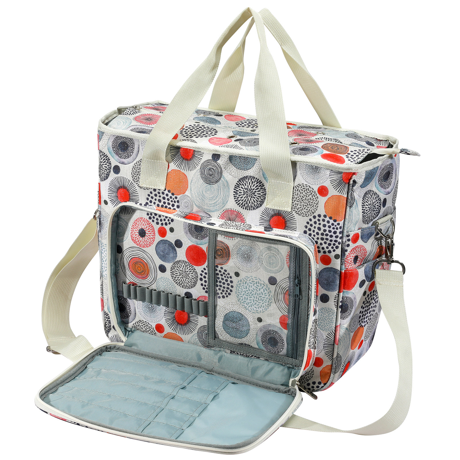 手提肩挎毛线包钩针棒针环形针编织工具收纳包DIY收纳整理袋,淘宝优惠券,粉丝福利购,淘宝优惠卷