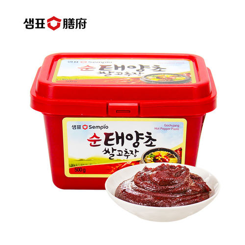 韩式辣酱膳府辣椒酱韩国拌饭酱炒年糕酱甜辣酱部队火锅酱石锅拌饭 - 图0