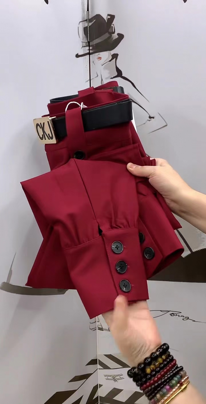 新款洋气休闲马丁裤女2025年秋季高品质宽松遮肉显瘦束脚工装裤潮 - 图2