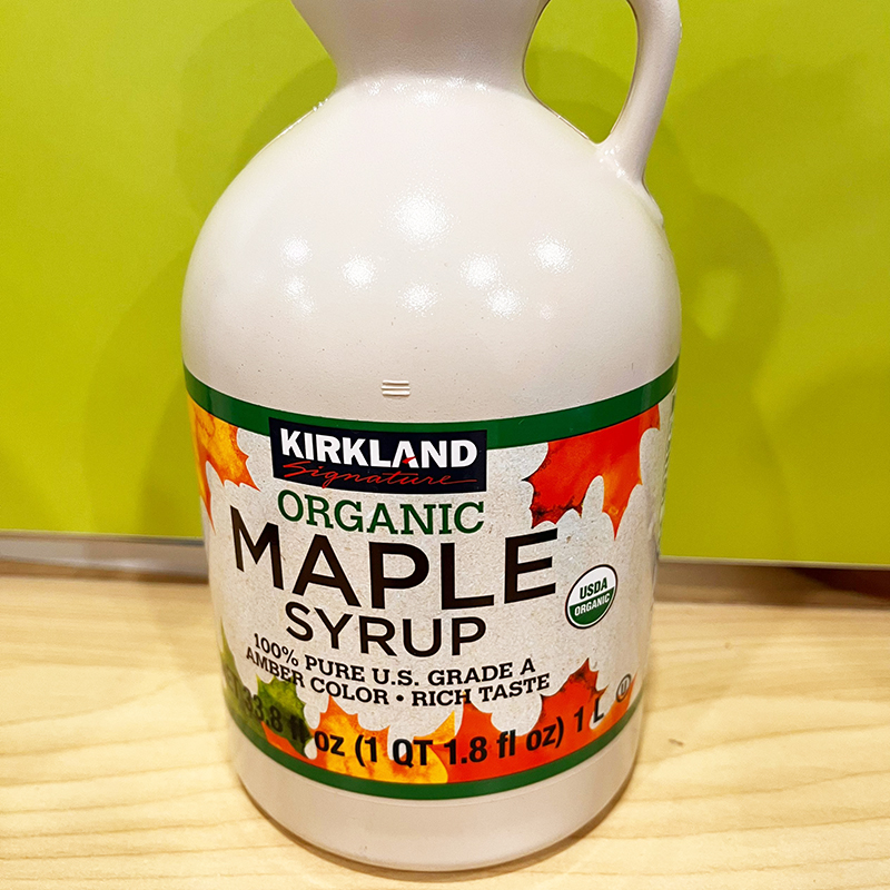 现货保税kirkland maple syrup可兰枫树叶糖浆加拿大枫糖浆1升A级 - 图0