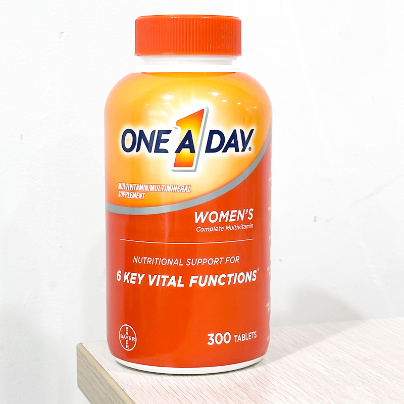 美国直邮 Bayer拜耳One A Day男女士复合维生素多综合矿物质300粒-图0