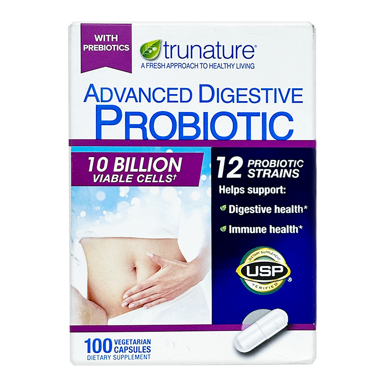 美国直邮 TruNature Digestive Probiotic成人益生菌胶囊 100粒装 - 图3