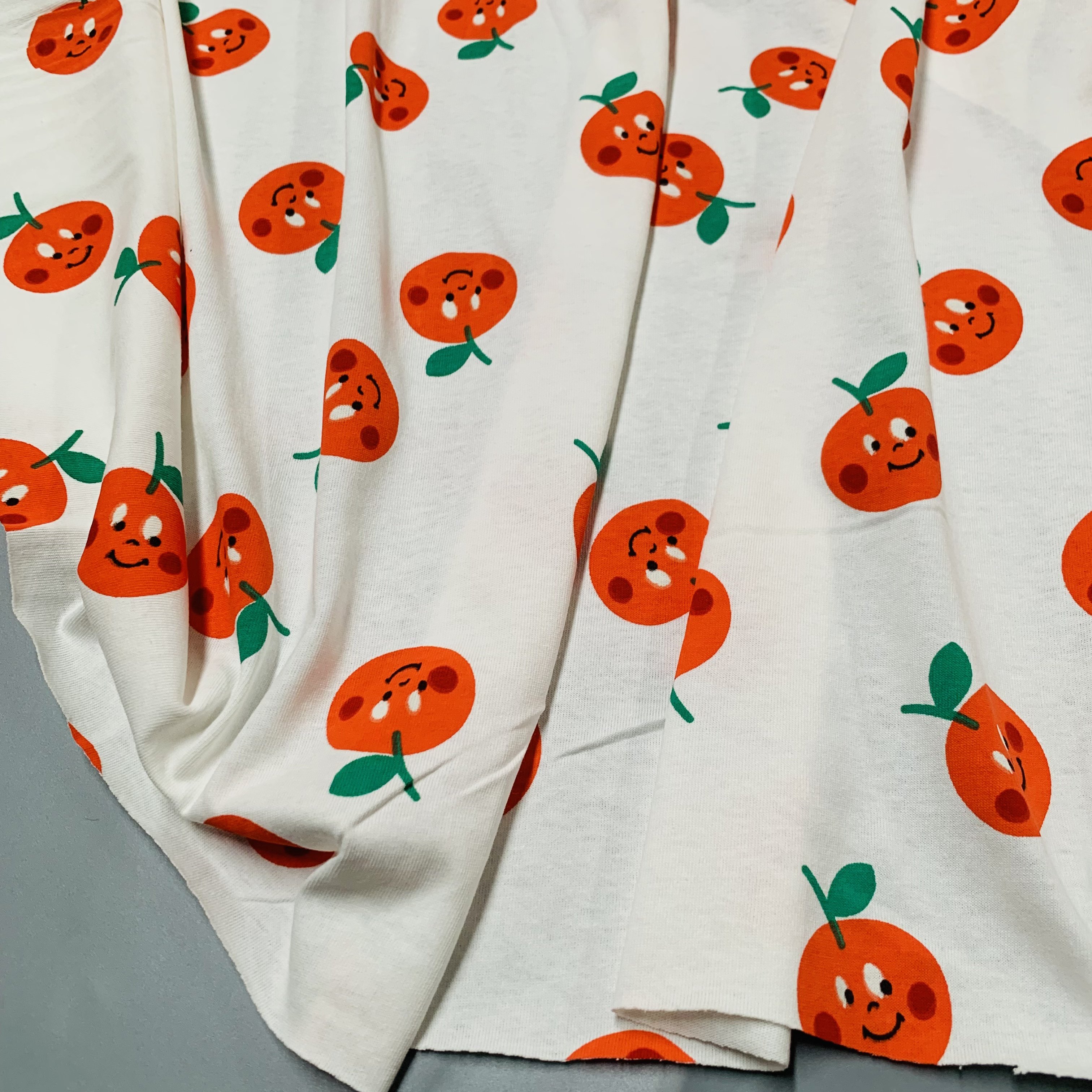 纯棉汗布小清新苹果图案夏季短袖短裤家居服套装面料水印宽幅1.7m,淘宝优惠券,粉丝福利购,淘宝优惠卷