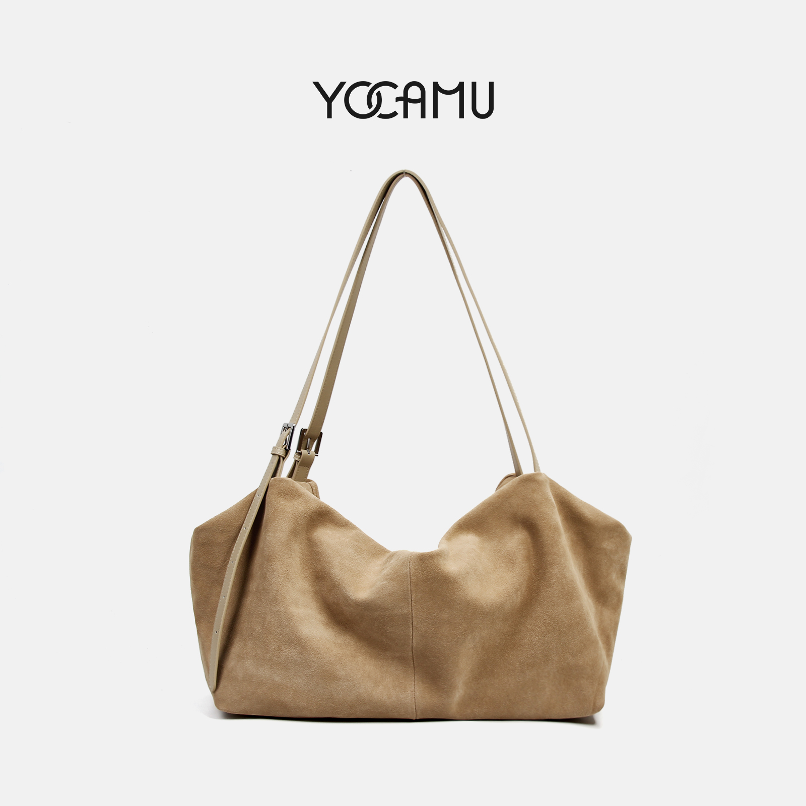 YOCAMU托特包女大容量包包上班通勤女包松弛感单肩大包2024新款潮 - 图3
