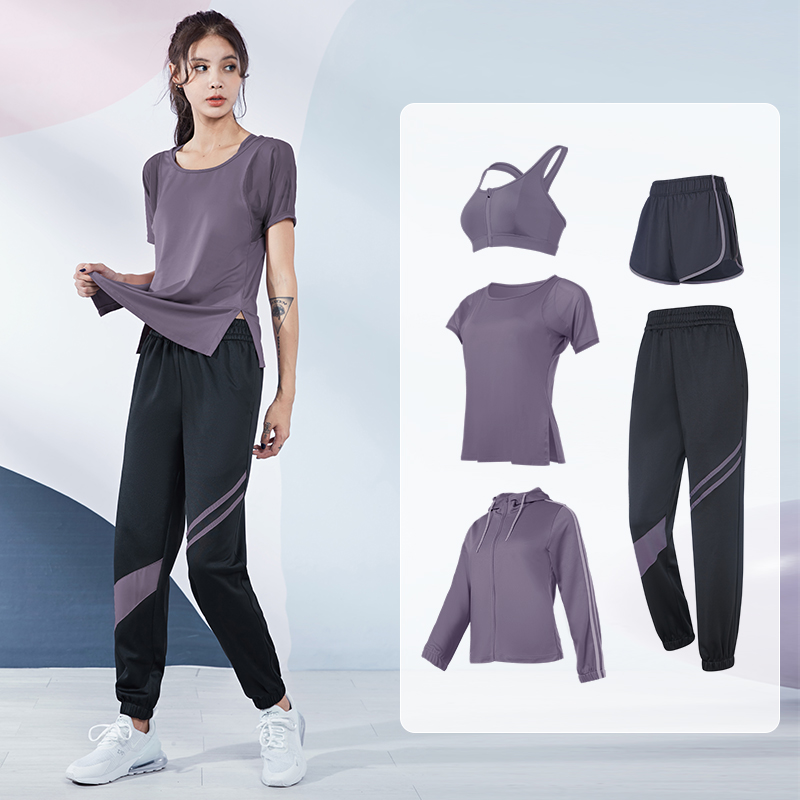 运动套装女夏季薄款宽松显瘦健身房休闲跑步时尚专业高级感瑜伽服,淘宝优惠券,粉丝福利购,淘宝优惠卷