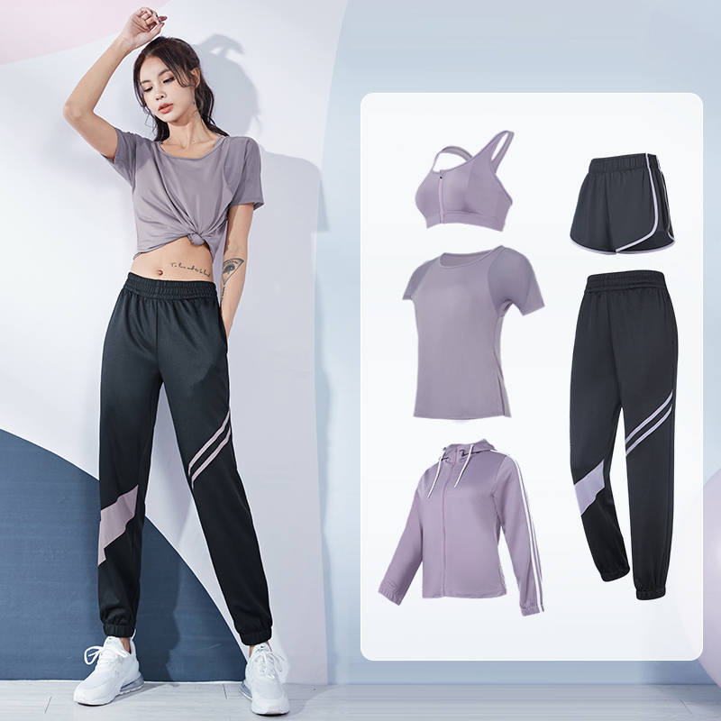 运动套装女夏季薄款宽松显瘦健身房休闲跑步时尚专业高级感瑜伽服,淘宝优惠券,粉丝福利购,淘宝优惠卷