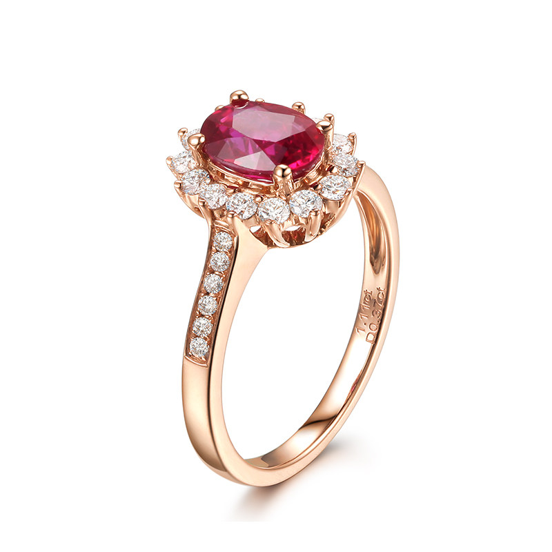 1.18 carat Princess Millet style ruby
