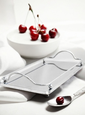 客厅亚克力金属香水北欧托盘