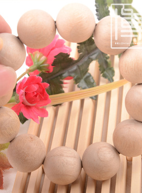 老料香樟木手串佛珠20