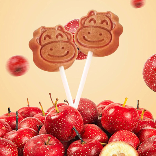 爷爷的农场山楂棒宝宝零食儿童水果条益生元山楂棒棒糖不加白砂糖