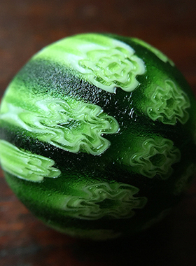 花珠古法稀少图腾老琉璃