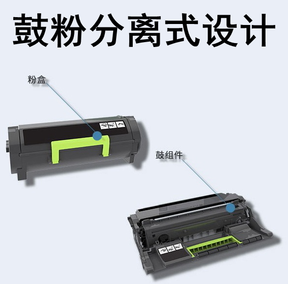 银行用 自助机 利盟 MS312dn MS610dn K版 粉仓粉盒硒鼓 50F3U0K - 图0