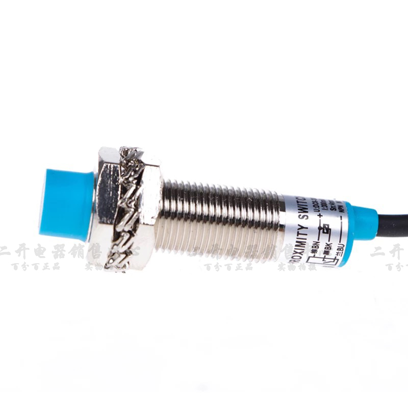 沪工A级接近开关ALJ12A3-4-Z/N1传感器M12直流NPN三线常开6-36V - 图0