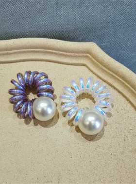 东大门皮筋琉璃头绳发圈电话线