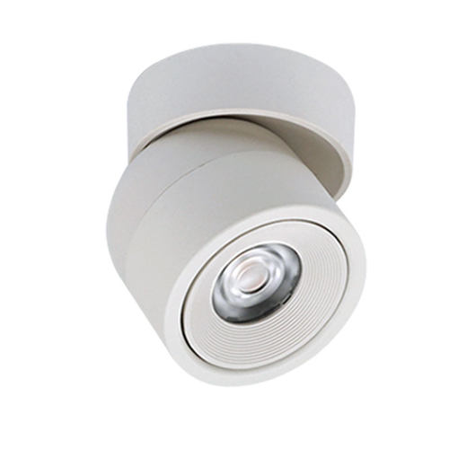 黑色led明装悬浮小射灯3W5W7W免开孔天花筒灯吸顶万向可调照画灯 - 图3