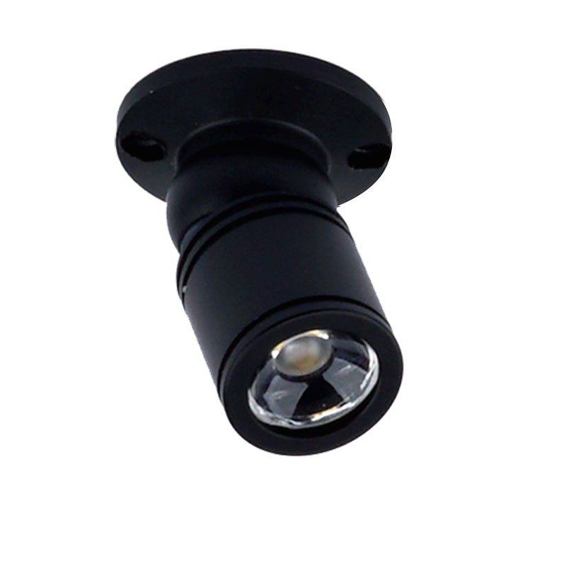 黑色led明装迷你小射灯1W3W吸顶12V24伏珠宝柜台微型车用电瓶密室,淘宝优惠券,粉丝福利购,淘宝优惠卷