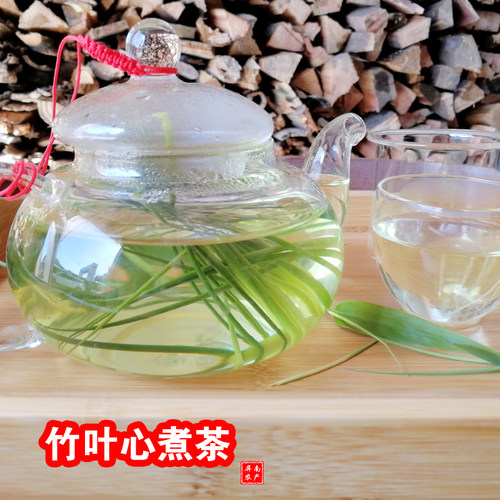 2026年新货野生竹叶心新鲜竹芯晒干竹子嫩芽卷心竹针100g凉茶中药 - 图1