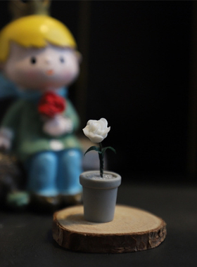 树脂摆件卡通娃娃屋微缩场景