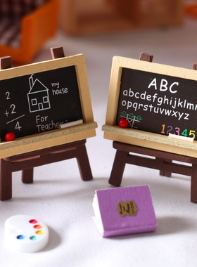 dollhouse娃娃屋迷你小黑板