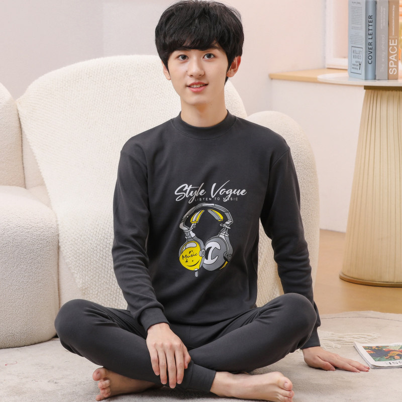 男童睡衣男孩纯棉薄款青少年秋衣秋裤套装儿童男大童全棉保暖内衣,淘宝优惠券,粉丝福利购,淘宝优惠卷