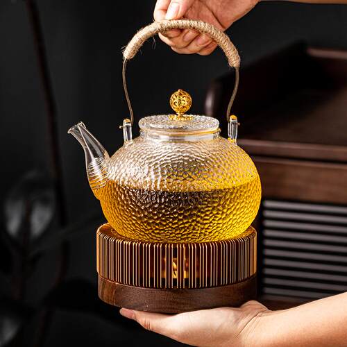 风琴温茶器底座蜡烛台加热煮茶炉个性暖茶器茶托配件简约茶壶茶具 - 图0