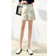 ໂສ້ງຂາສັ້ນ A-line curled slimming anti-wrinkle slimming shorts for women