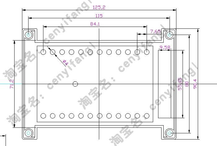 电子壳体PLC塑料外壳工控盒模块仪表壳体2-02A:145*90*40mm(黑/白,淘宝优惠券,粉丝福利购,淘宝优惠卷