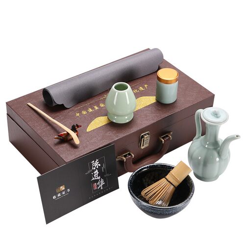 仿宋点茶套装点茶入门茶具仿宋代点茶茶盏点茶点茶茶盏送茶粉 - 图3