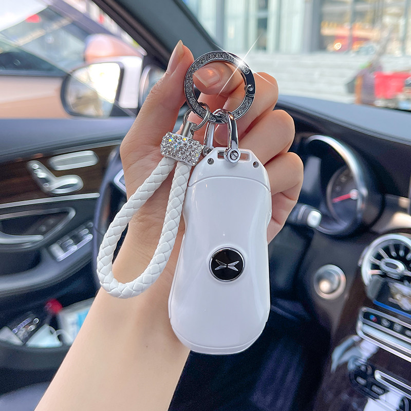 适用小鹏g3i钥匙套车用g3 p5新款p7钥匙遥控保护壳女高档包扣男