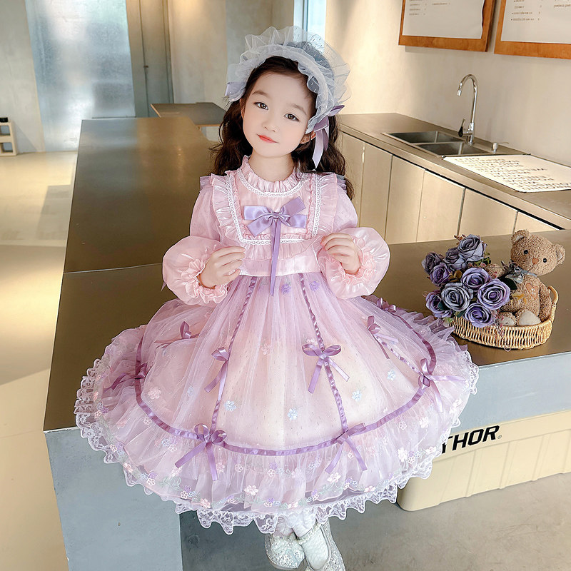 洛丽塔女童公主裙2025秋装新款小女孩洋气生日裙子儿童绝美连衣裙,淘宝优惠券,粉丝福利购,淘宝优惠卷