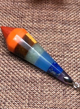 天然混搭半宝石灵摆吊坠民族风男