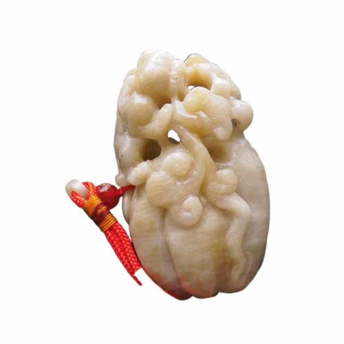 新款促销黄龙玉聚财金蟾手把件俏色宝石手工玉佩黄蜡石籽料手玩物 - 图3