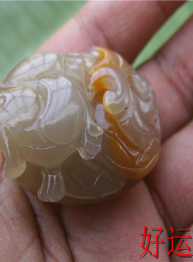 战国红玛瑙宝石手工玉佩吊坠包邮