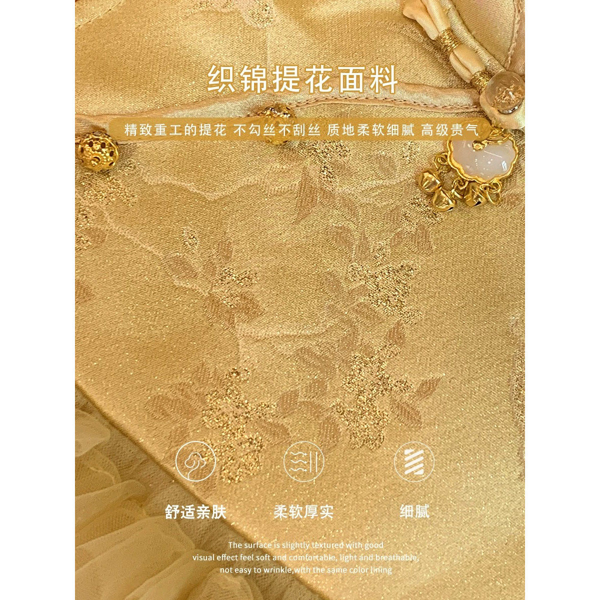 高端女童国风连衣裙冬装2025新款周岁礼服小童洋气公主裙女宝宝,淘宝优惠券,粉丝福利购,淘宝优惠卷