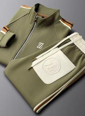 Spring Autumn Fashion Embroidered LOGO Men's Sports and