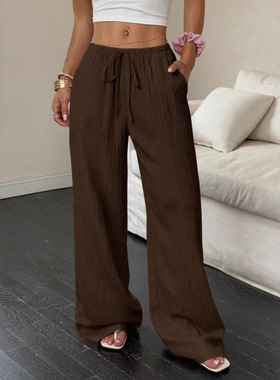 Women'sStripedPrintPocketHigh