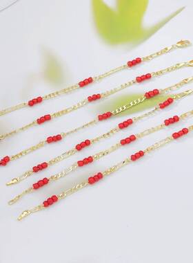 Gold-Plated Evil Eye Elephant Bracelet   Protection &